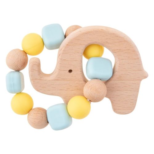 Stephen Joseph Gifts Boys Silicone Teether Elephant Blue