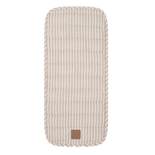 Natural Stripe Universal Linen Bassinet Liner
