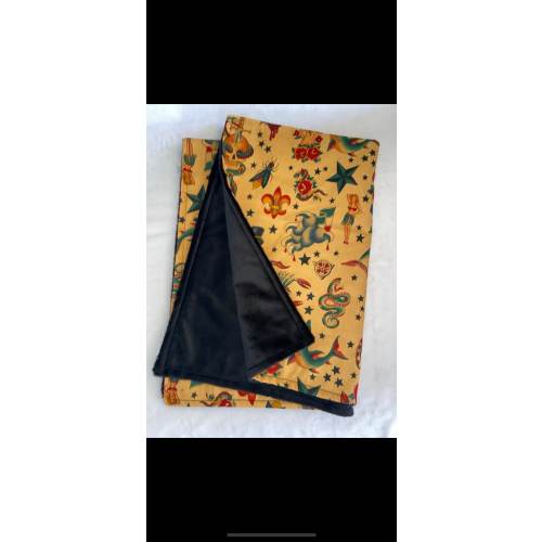 TATTOO Rockabilly Punk Boutique Baby Blanket