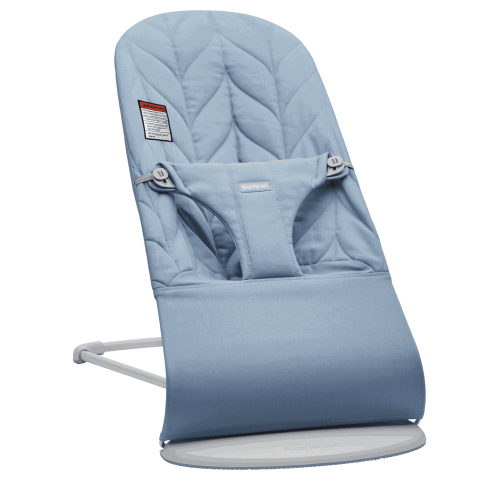 BabyBjorn Bouncer Bliss, Woven Petal Quilt, Blue