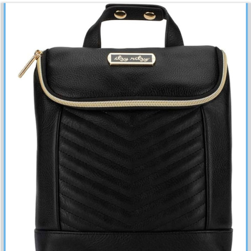 Itzy Ritzy Insulated Bottle Bag – Keeps Bottles Warm or Cool - Holds 3 Bottles and Features Interior Pocket For Ice Pack (Not Included), Jetsetter