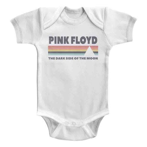 Pink Floyd Dark Side Of The Moon White Infant Baby Onesie T-Shirt