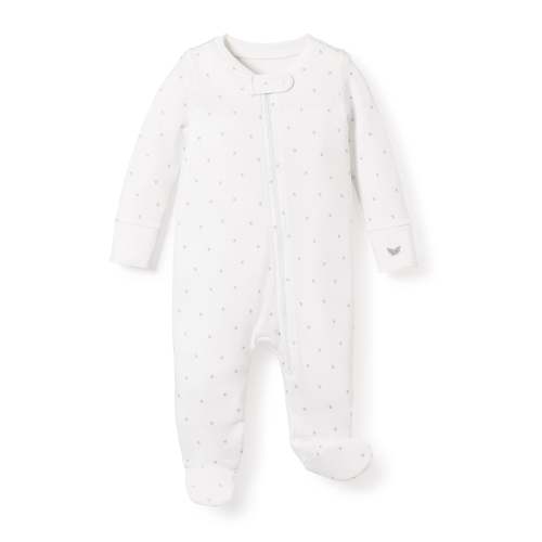 Baby's Pima Romper in Grey Stars