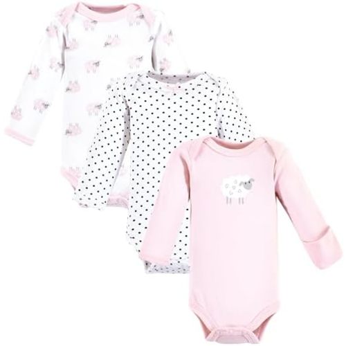 Luvable Friends Unisex Baby Preemie Long Sleeve Bodysuits 3pk, Preemie