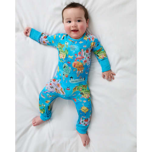 Around The World Crescent Zippy