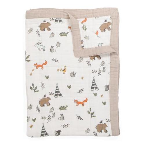 Cotton Forest Friends Muslin Baby Quilt | Kids & Baby | TJ Maxx