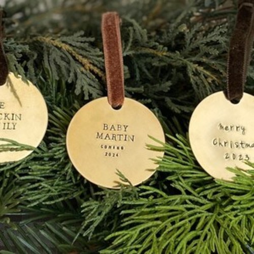 Brass Christmas Ornament
