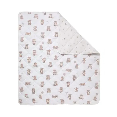 Living Textiles Cot Comforter Cuddly Bear | Baby Bunting AU