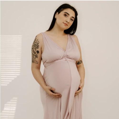 Juliet Labor & Postpartum Gown in Mauve-Limited Time – Lila