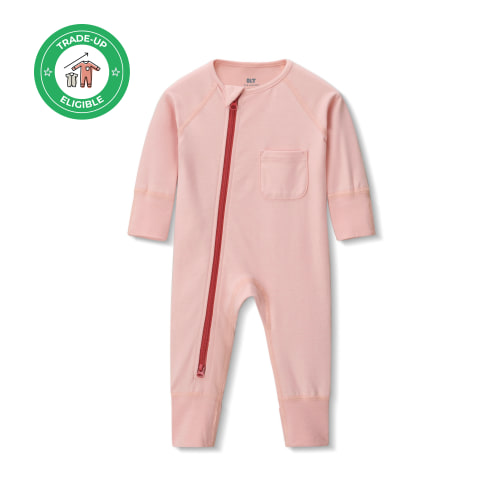 Organic Cotton Candy Zip Romper | Baby Sleeper | Our Little Treasures