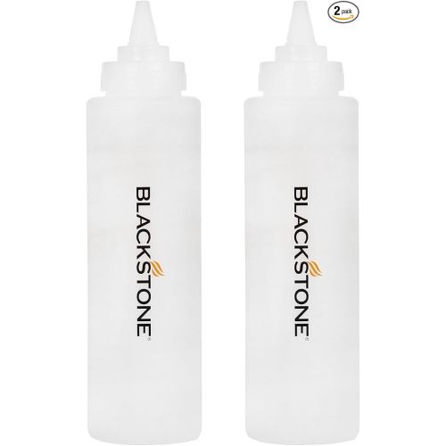 Blackstone 5071 32 oz Plastic Squeeze Bottle Set with Twisting Lids, 2-Pack