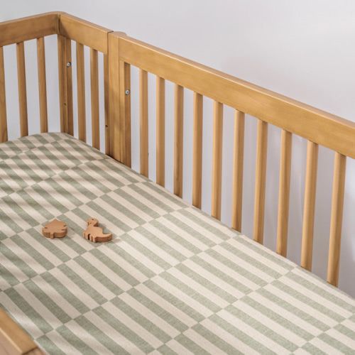 Babyletto Crib Sheet in GOTS Certified Organic Muslin Cotton