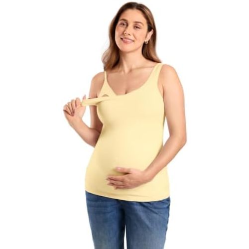 MOMANDA Maternity Nursing Tank Tops