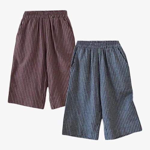 Ashmyova Casual Pants 2Pcs (12-24 months, grey/coffee)