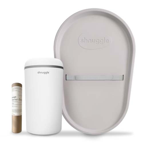 Changing Essentials Kit: Shnuggle Changing Mat + Diaper Pail + Liners – Shnuggle USA