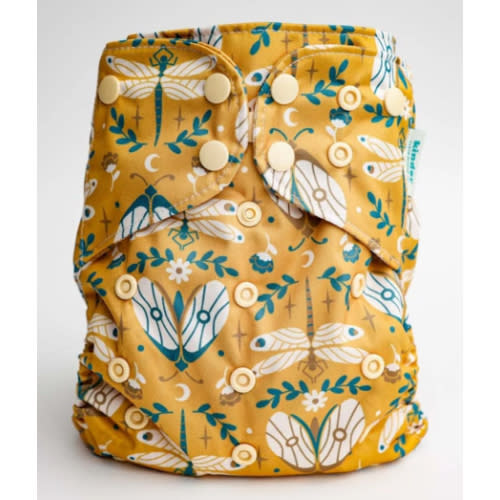 Nature: Essentials Pocket Cloth Diaper with Athletic Wicking Jersey, Grows with your Baby
