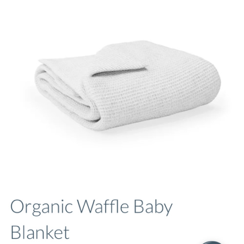 Organic Waffle Baby Blanket