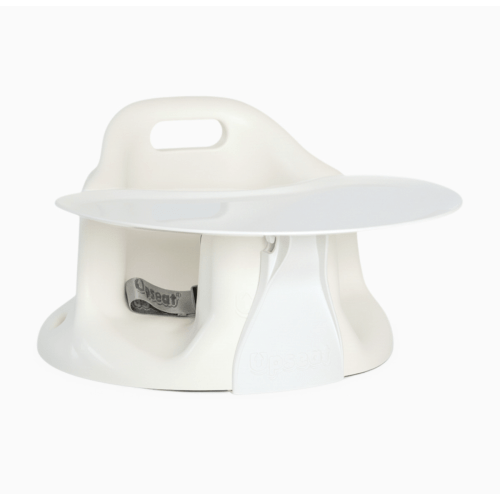 Upseat Baby Floor & Booster Seat with Tray - Coconut