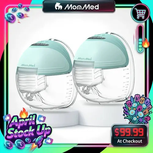 MomMed Wearable Breast Pump S21, Hands-Free Electric Breast Pump, Personalized Electric Portable Breast Pump, Large Capacity And Strong Suction for More Milk, Portable, Leak-Proof & Ultra-Quiet Breast Pump - TikTok Shop