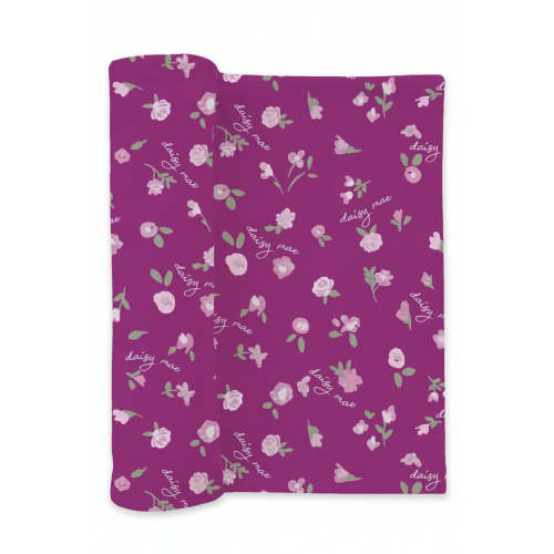 Personalized Baby Name Swaddle Blanket | Blush Blooms