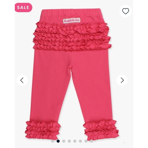 Ruffle Leggings, with Signature Rear Ruffles