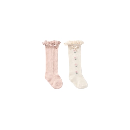 Floral Knee Sock Set