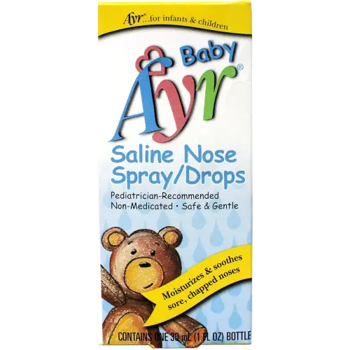 AYR Baby Saline Nasal Spray/Drops, 1 Oz