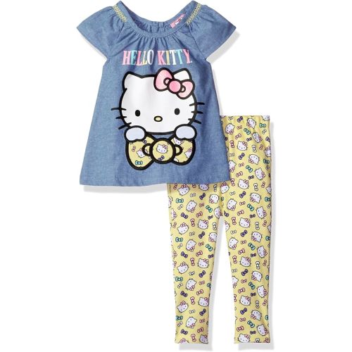 Hello Kitty Baby Girls' 2 Piece T-shirt and Legging Set