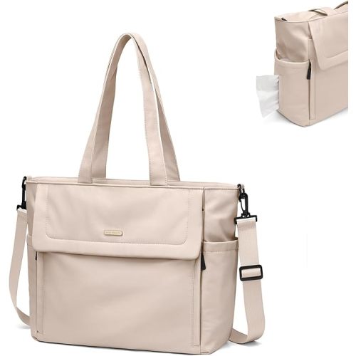 14L Puffer Diaper Bag Tote, Large Capacity Travel Diaper bags, Crossbody Hospital Bag for mom