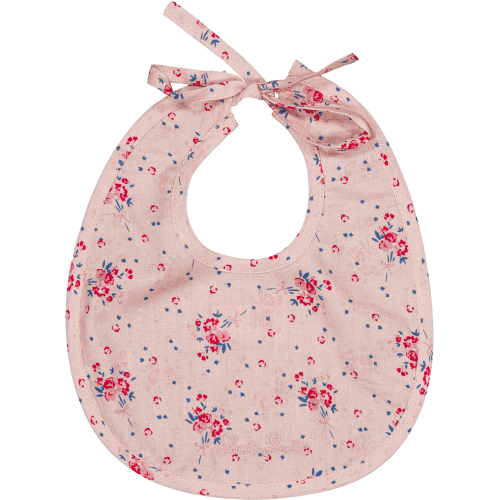 Bulle Romantic Floral Bib with Ribbon