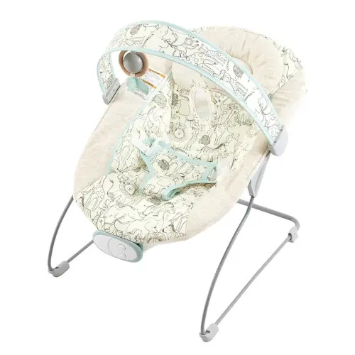 Baby Bouncer, Infants Bouncy Seat with Music and Vibrations,Baby Rocker for Newborns Indoor Outdoor Use 0-6 Months Up to 20 lbs