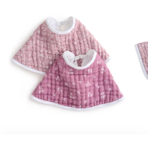 aden + anais Organic Cotton Muslin Oversized Burpy Bib in Heritage Floral