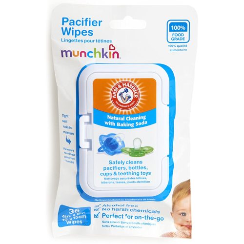 Munchkin 36 Pack Arm and Hammer Pacifier Wipes, White