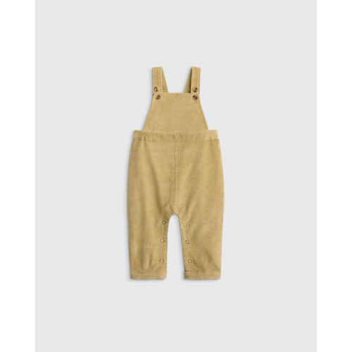 Quince Organic Cotton Stretch Corduroy Overall - Baby in Dried Herb