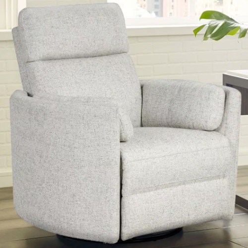Simeon Collection Power Swivel Glider Recliner in Natural Beauty Quartz