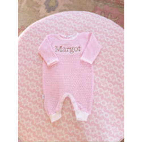 Paty PINK Knit Romper with Key-Hole Back – Stitchin' Pretty