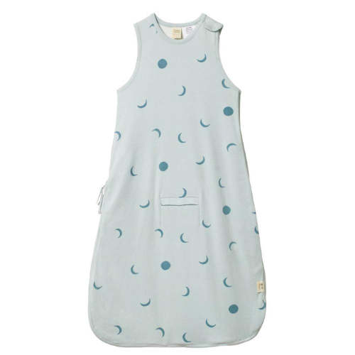 Organic Cotton & Merino Sleeping Bag - Lunar Blue Print – Manymoons