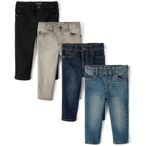 The Children's Place Baby Boys Skinny Jeans 4-Pack Multi 6-9 M