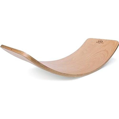 Kinderfeets, Kinderboard, Waldorf Original Wooden Balance Board for Toddlers, Kids, Teens, Adults