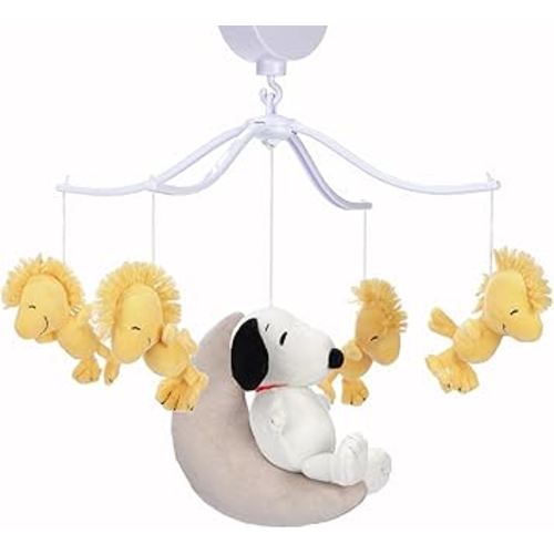 Bedtime Originals Snoopy Love Musical Baby Crib Mobile Soother Toy