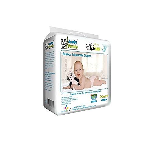 Andy Pandy Premium Bamboo Disposable Diapers, Large, 70 Count by Andy Pandy