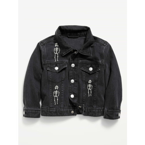 Oversized Unisex Trucker Jean Jacket for Toddler