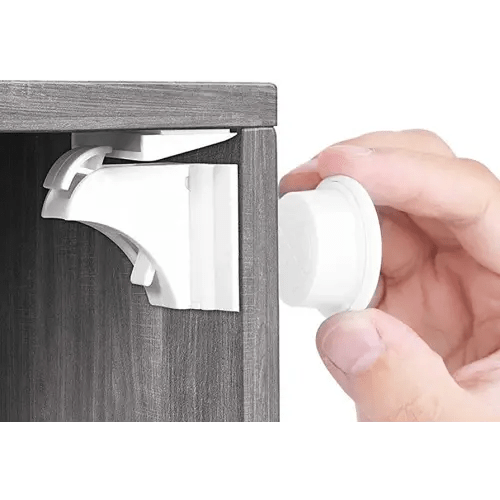Child Safety Magnetic Cabinet Locks(20 Locks + 3 Keys), Baby Proof, No Tools Or Screws Needed - Norjews