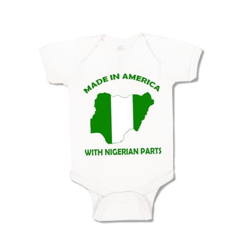 Cute Rascals Custom Baby Bodysuit Made in America with Nigerian Parts Boy & Girl Baby Clothes Cotton