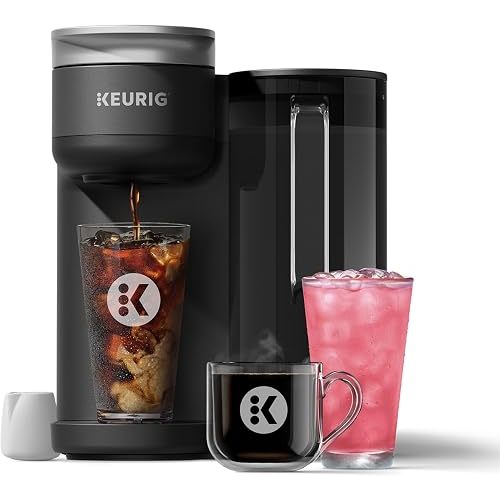 Keurig K-Brew+Chill Iced or Hot Single-Serve K-Cup Coffee Maker with MultiStream and QuickChill Technology, 70oz. Removable Reservoir