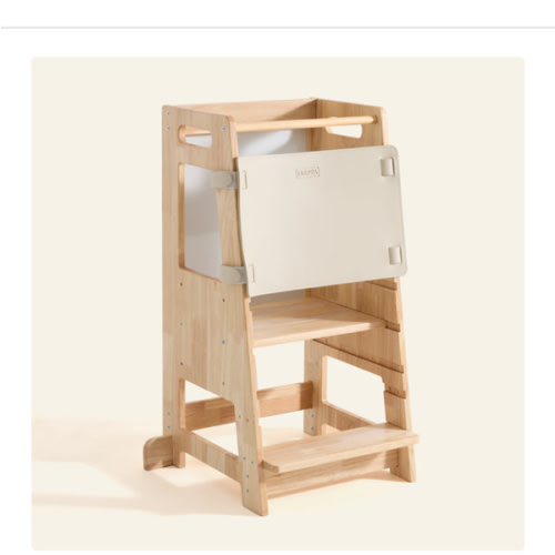 HARPPA Nordo | Safe & Stable Montessori Toddler Kitchen Wooden Tower - Perfect for Cooking & Learning, Counter Helper, Kitchen Tower, Gift for 2 Year Old