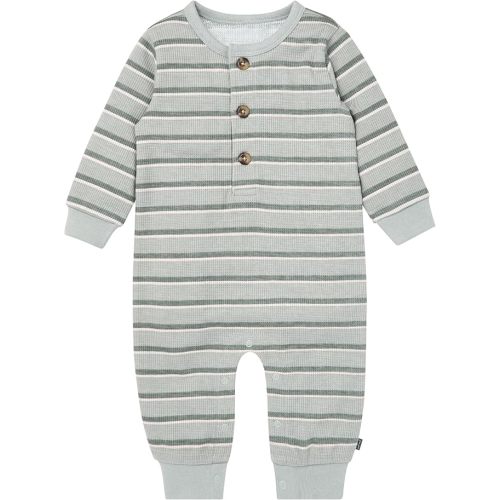 Modern Moments by Gerber unisex-baby Long Sleeve Long Leg Slouch Romper