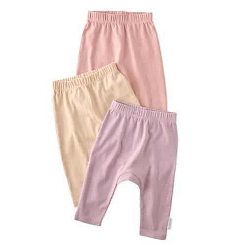 Harlowe 3-Pack Baby Pants 100% Organic Cotton for Baby Boys & Girls​