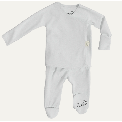 Footie - Milk – Bonsie Skin to Skin Babywear