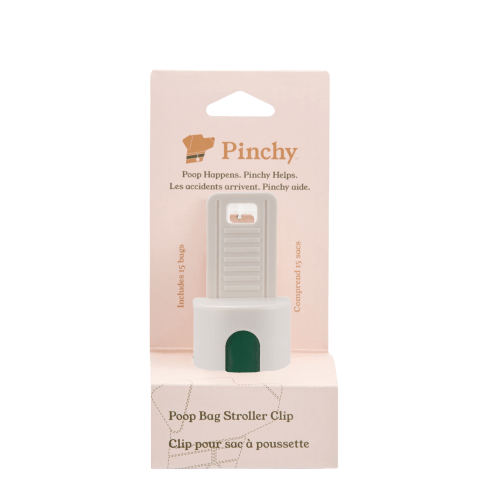 Pinchy – Hands-Free Dog Poop Bag Holder for Stroller Walks – pinchy